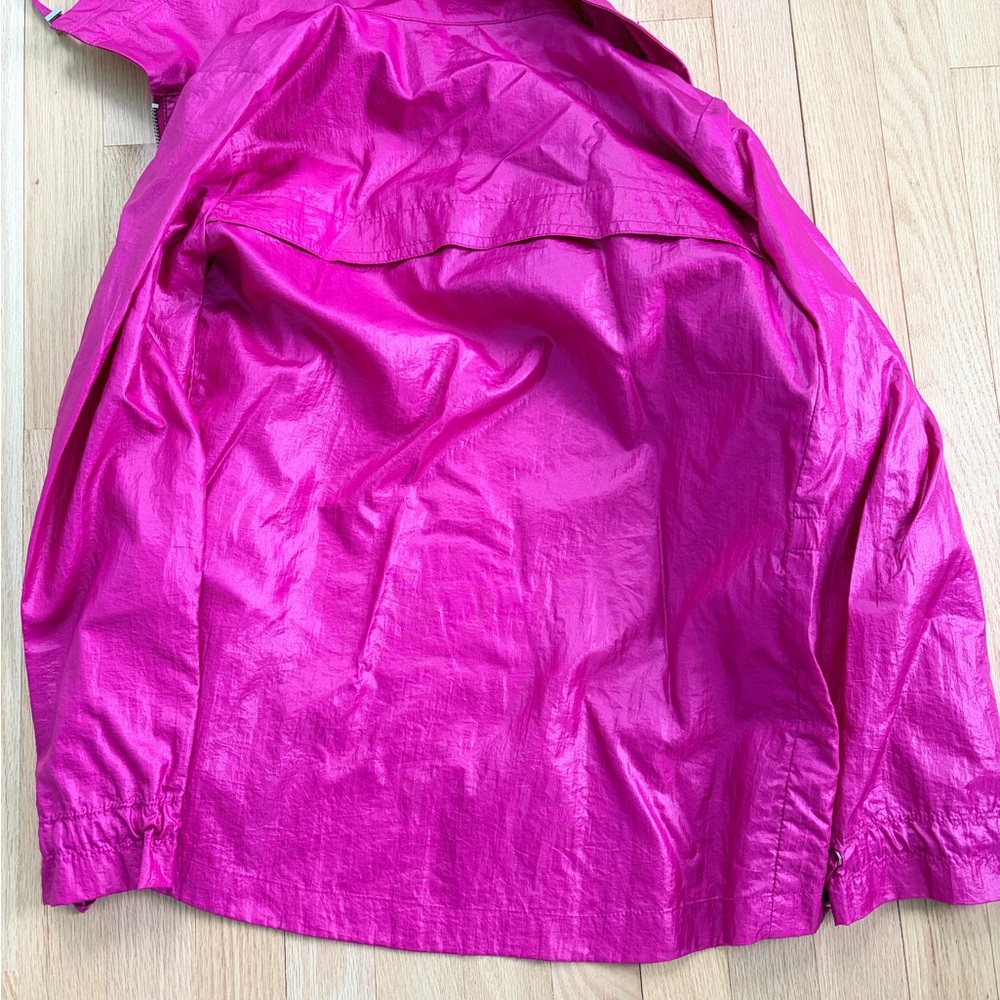 Chico’s Zenergy Hot Pink Windbreaker XS/S 90s Style - Picture 5 of 5